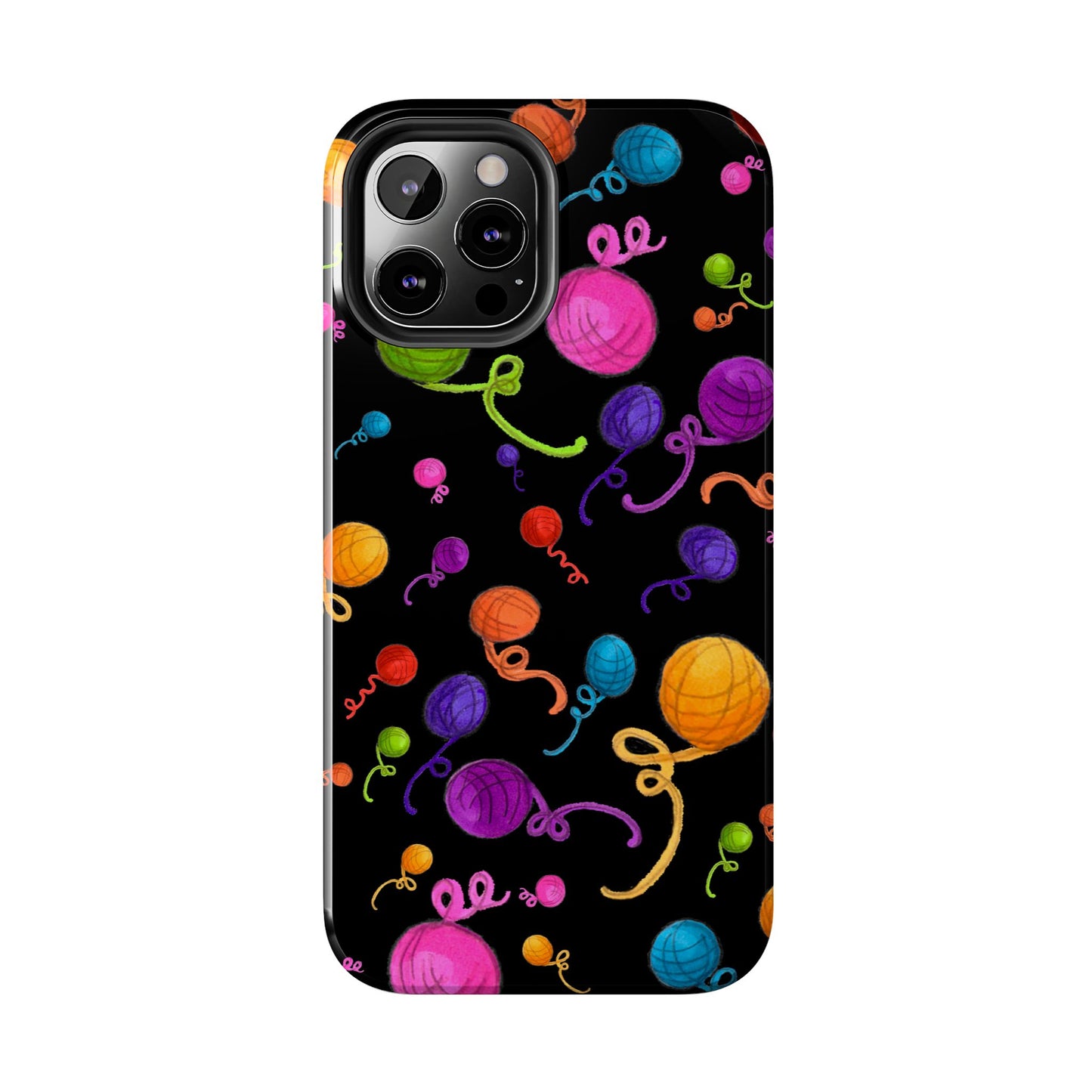 Yarniverse Black Phone Case