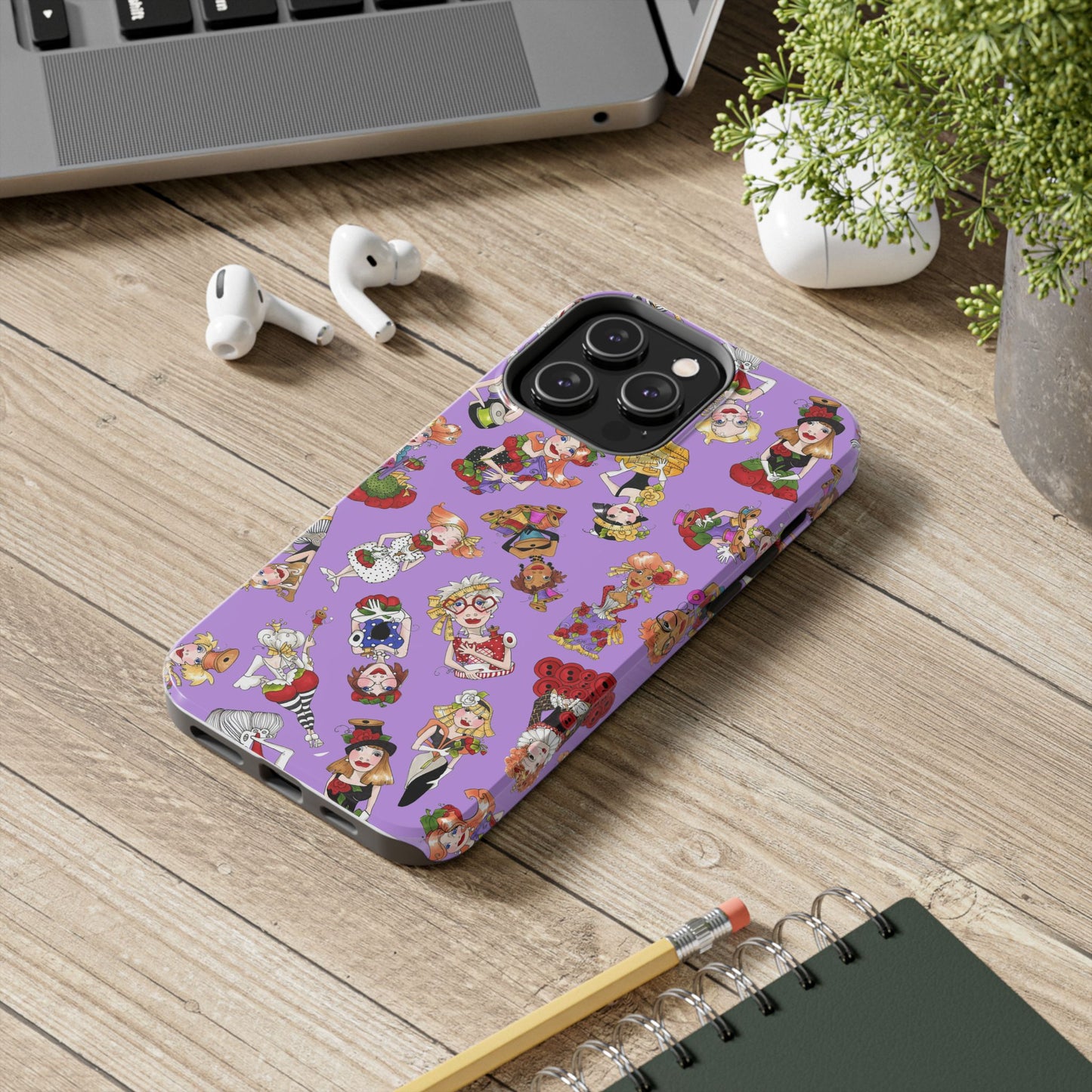 Curious Toss Purple Phone Case