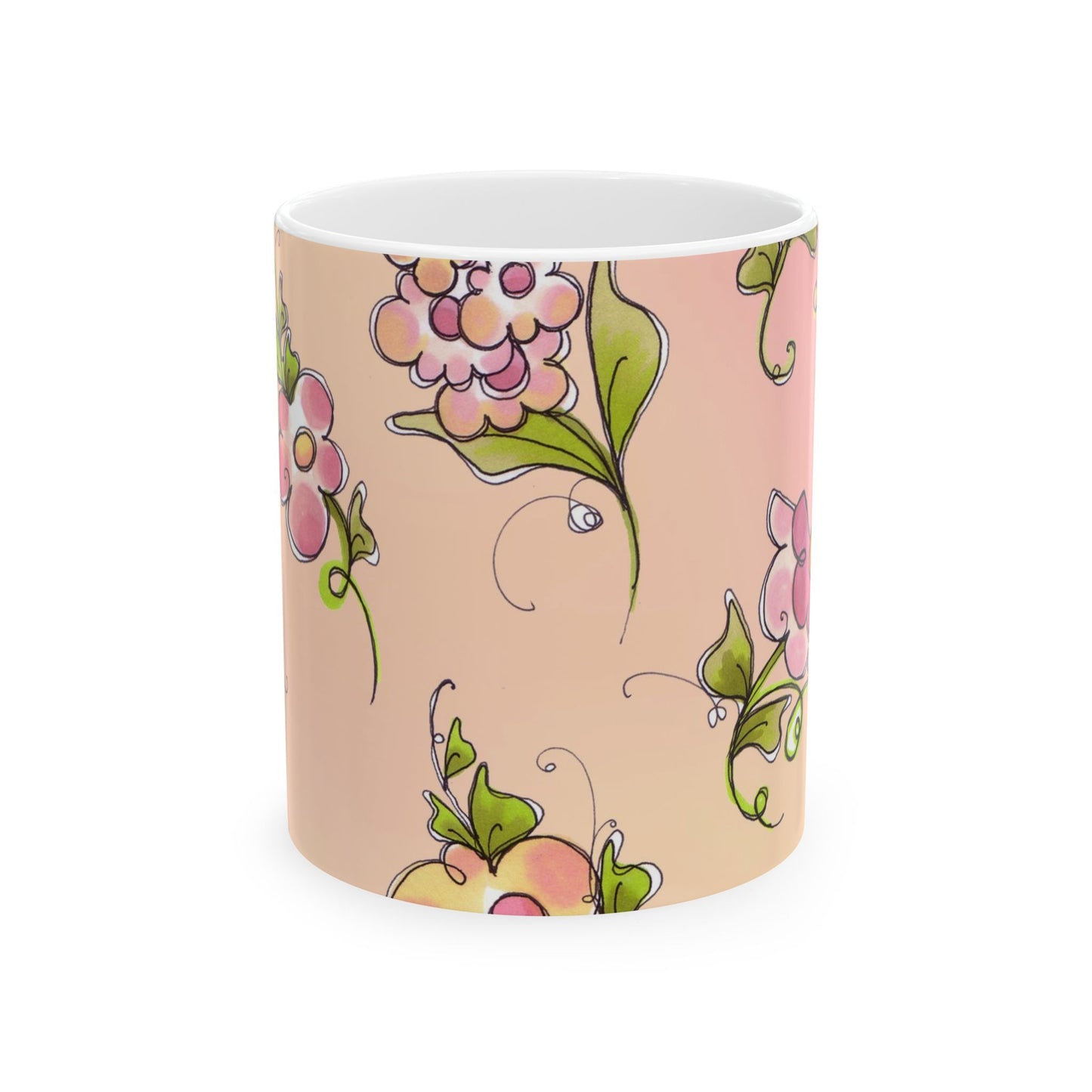 Flower Toss Sunrise Cup