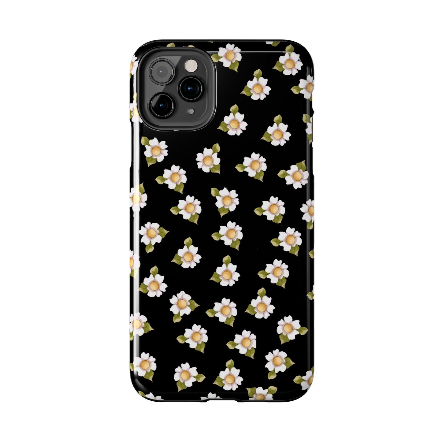 Daisies Black Phone Case