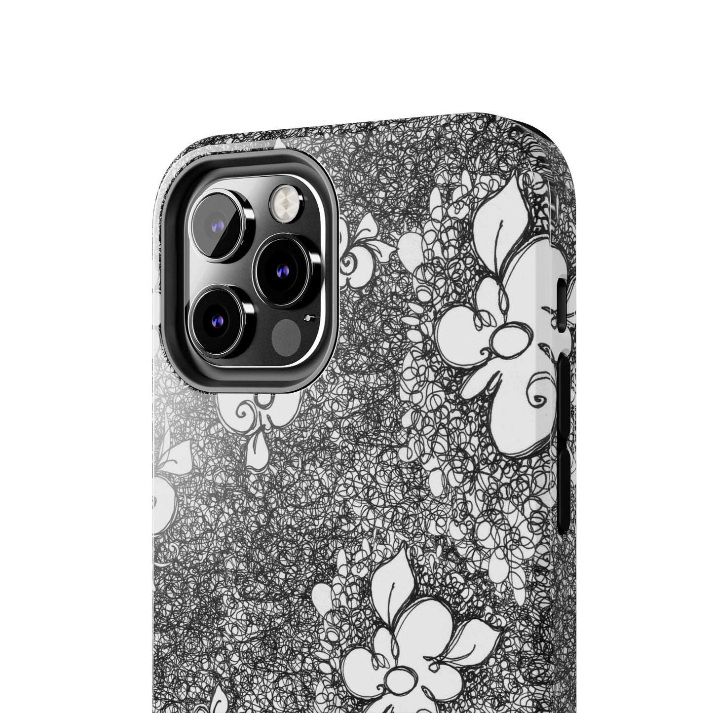 Flower Scribbles Phone Case