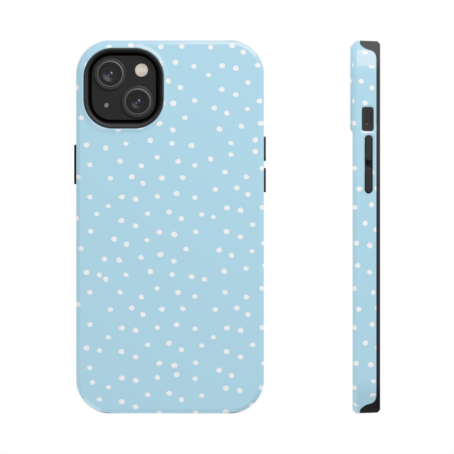 Dinky Dots Aqua / White Phone Case