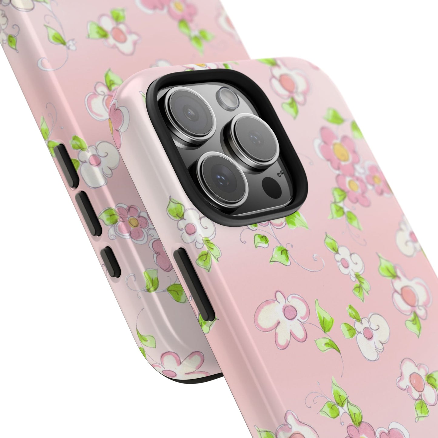 Precious Posies Pink Phone Case