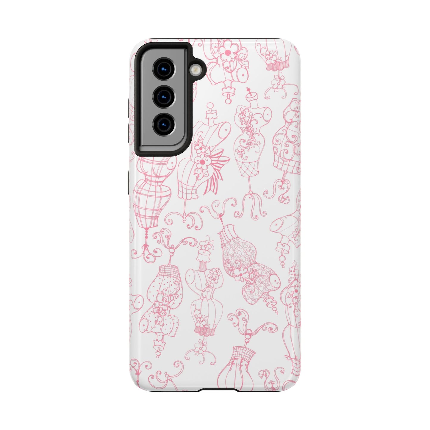 Mannequinique White / Pink Phone Case