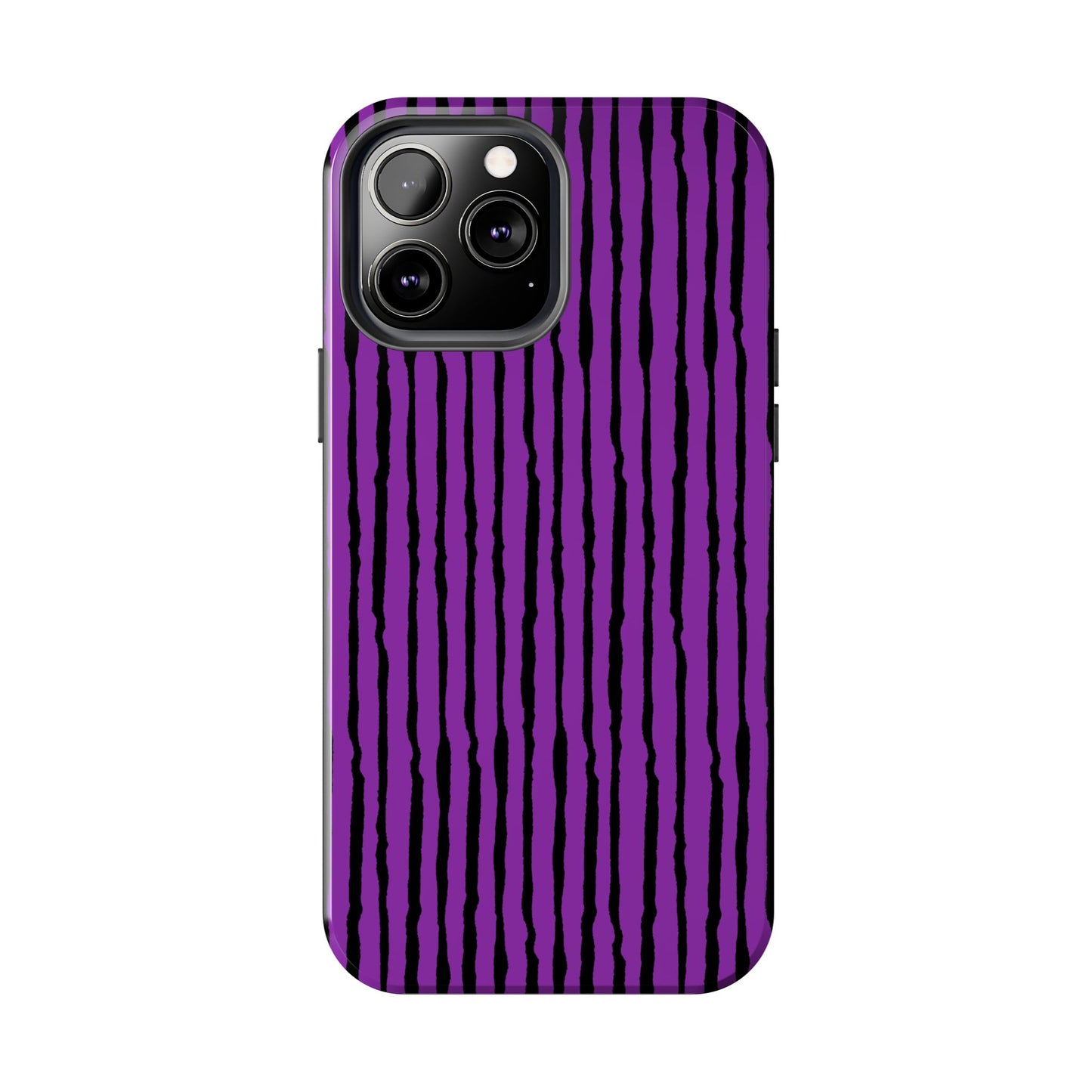 Sorta Stripe Purple / Black Phone Case
