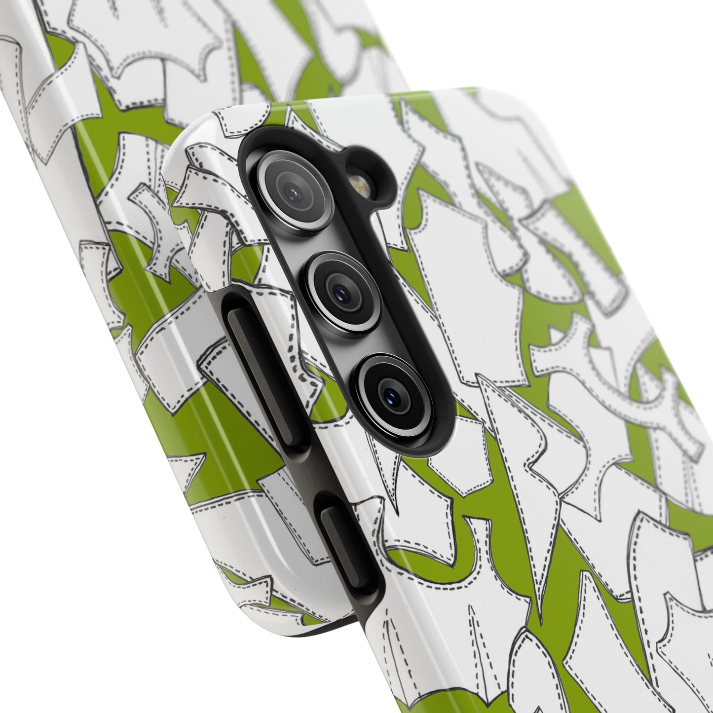 Pattern Pieces Chartreuse Phone Case