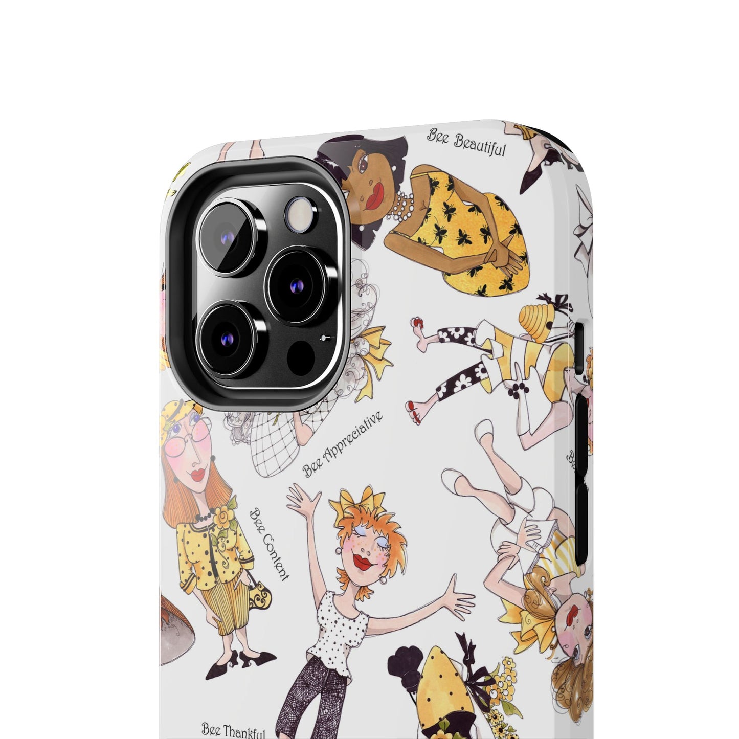Bee Tossed White Phone Case