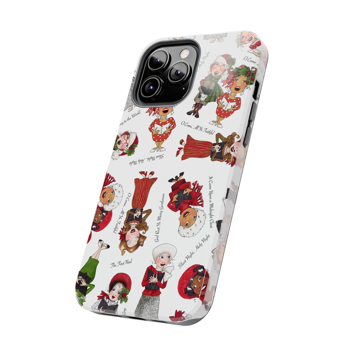 Tossed Carolers Phone Case