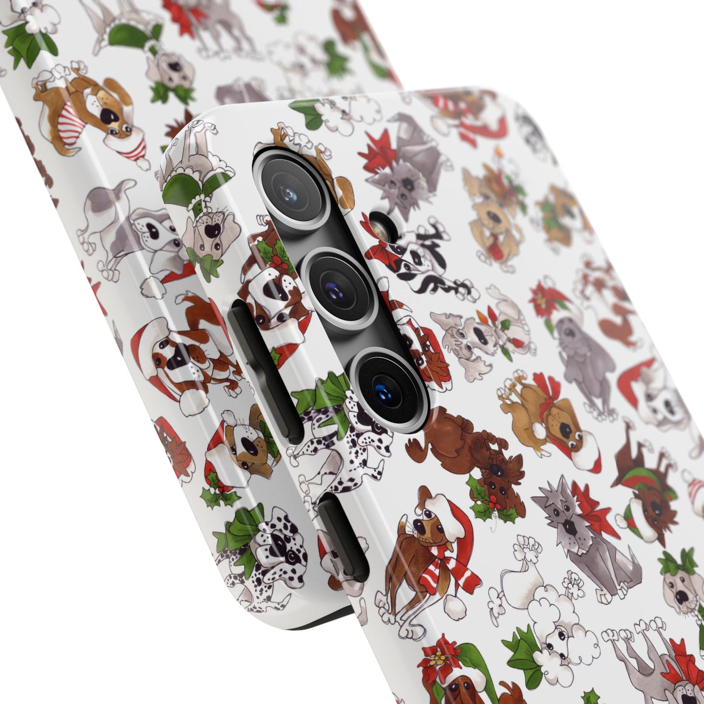 Doggie Toss White Phone Case