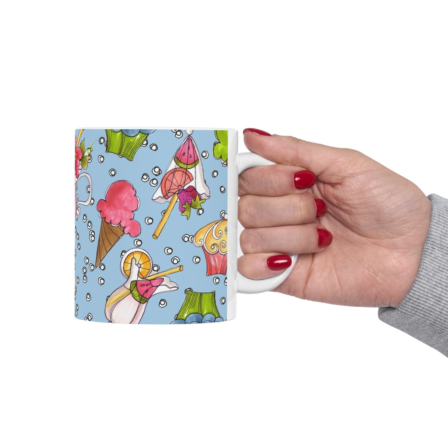 Resort Food Blue Cup