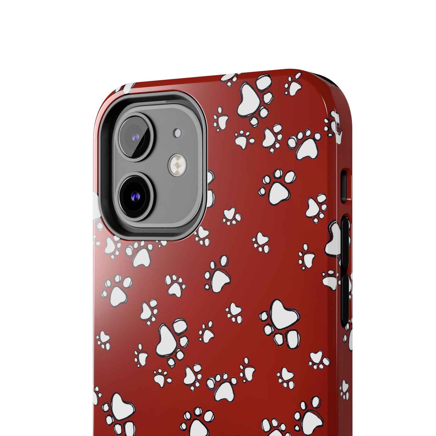 Paw Flakes Red Phone Case