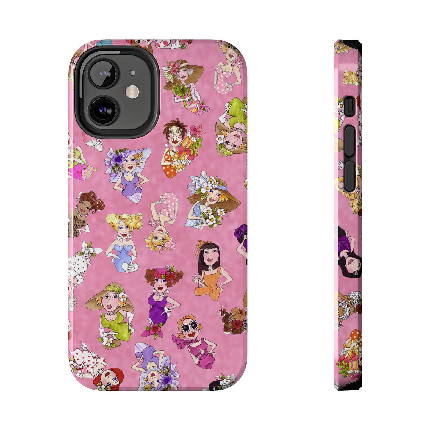 Fast Women Tossed Pink Phone Case