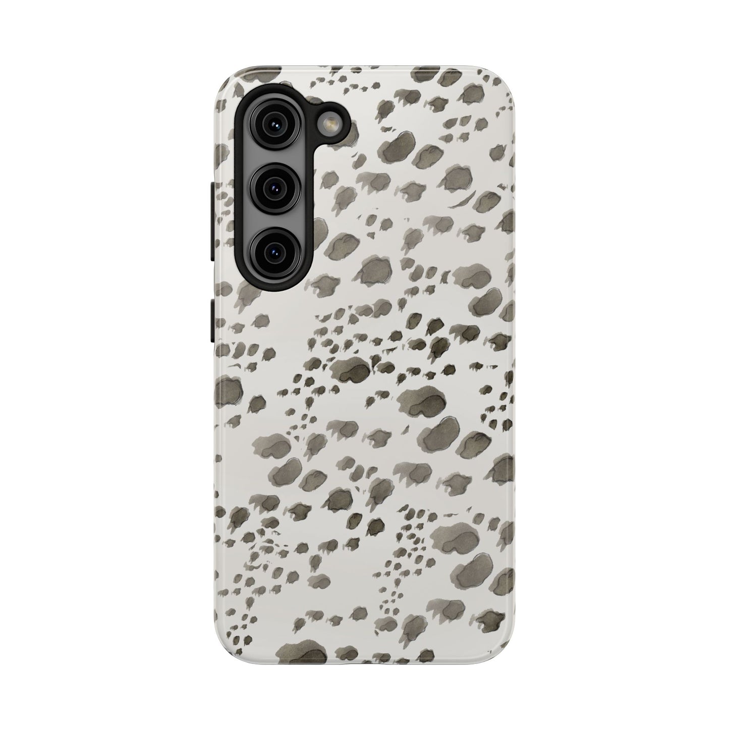 Kitty Dots Gray Phone Case