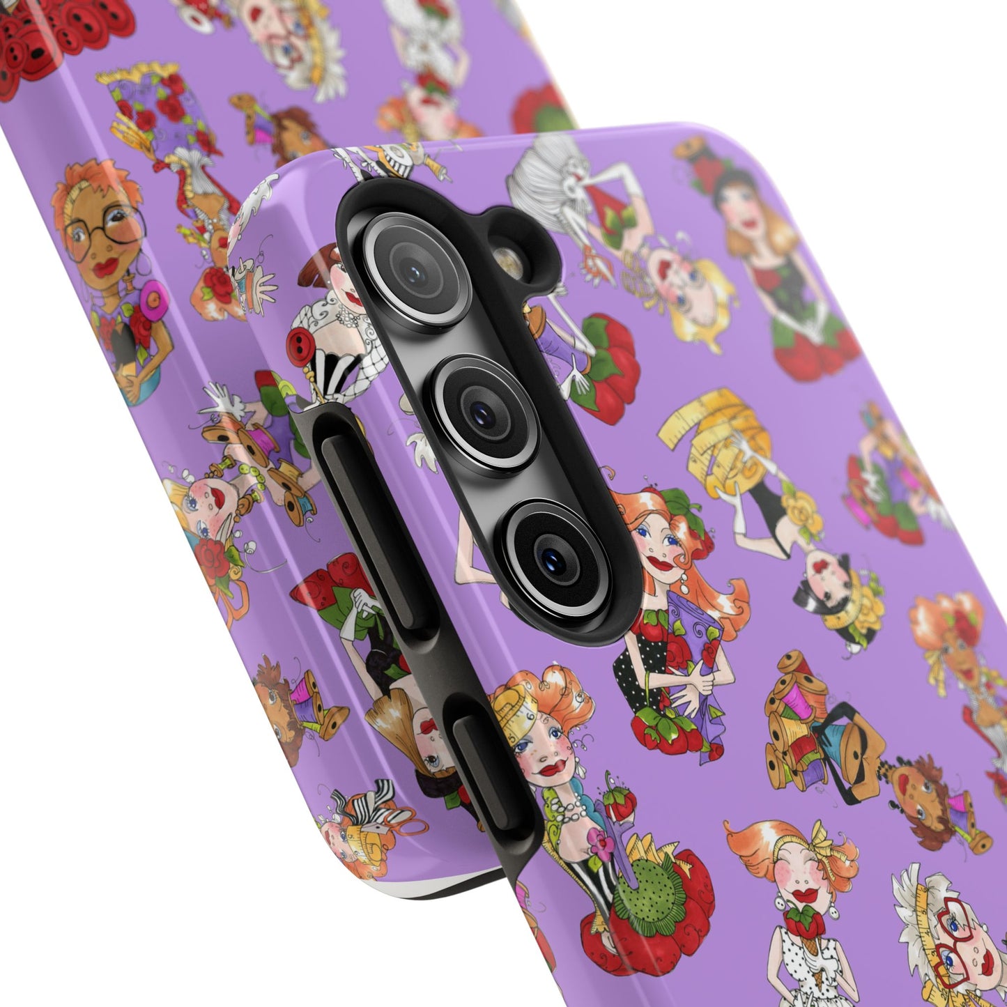 Curious Toss Purple Phone Case