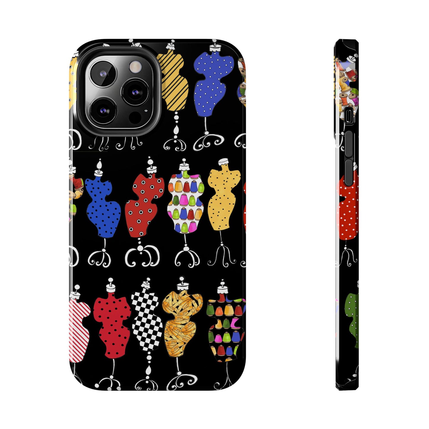 Go Figure Black / Multi Phone Case