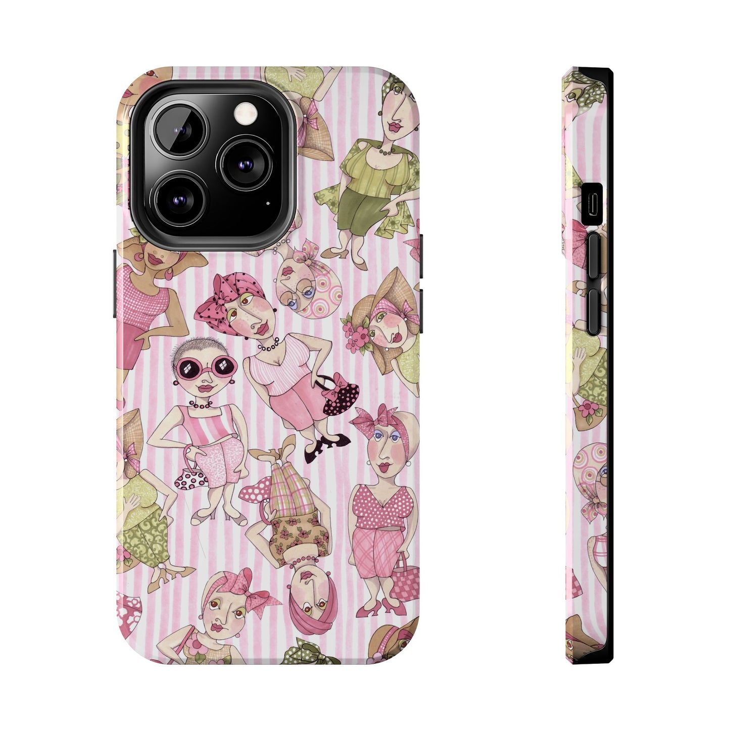 Tossed Ladies Pink Phone Case