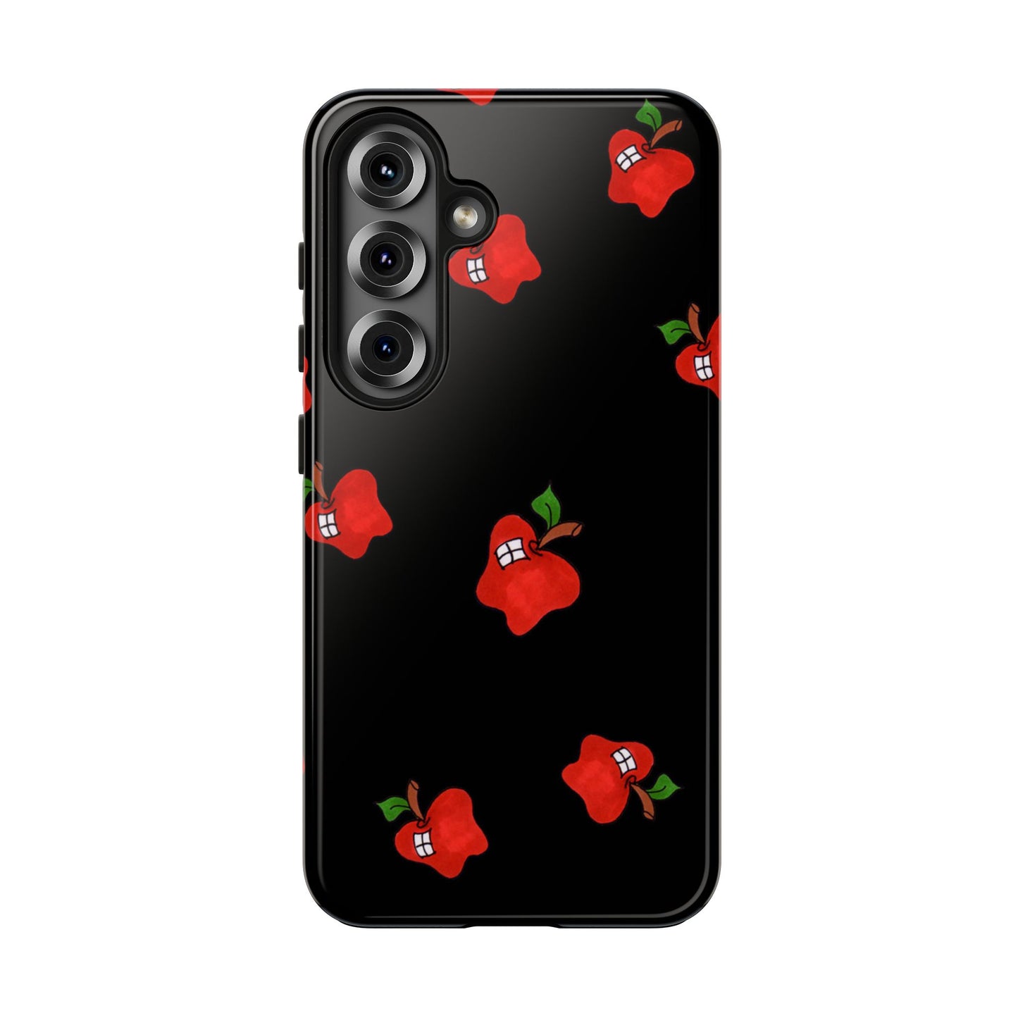 Flying Apples Black Phone Case
