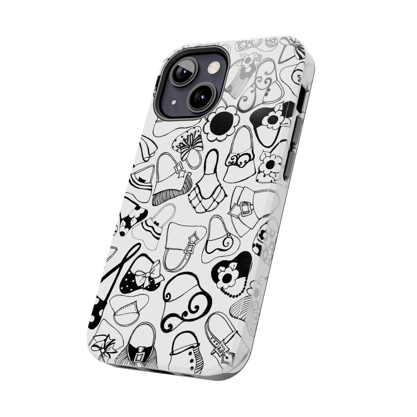 Handbags White / Black Phone Case