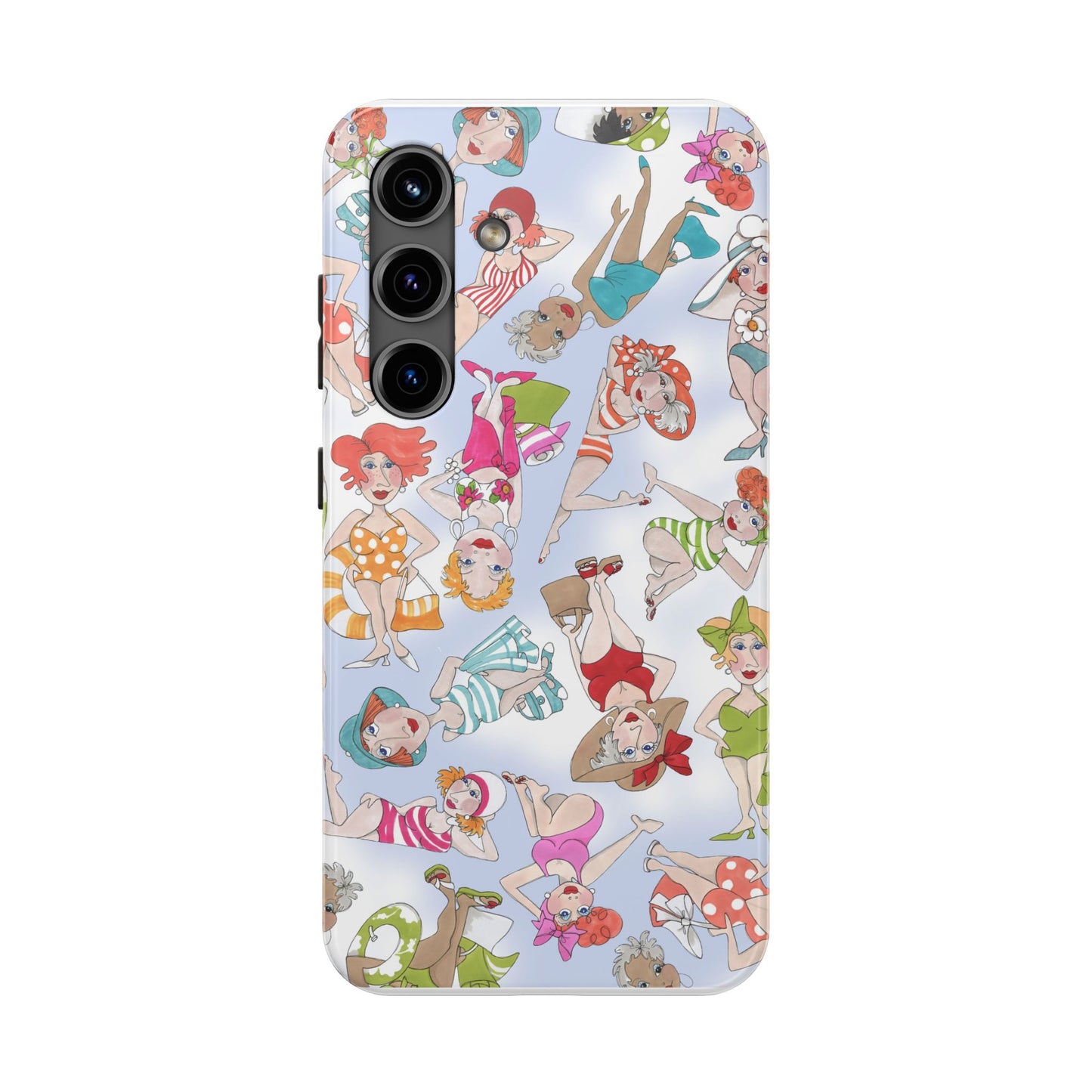 Tossed Fashionistas Phone Case