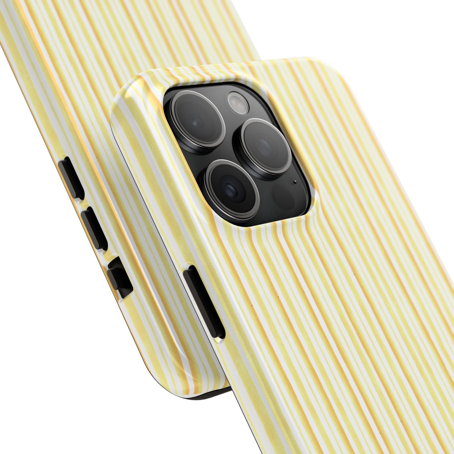 Tri Stripe Yellow Phone Case