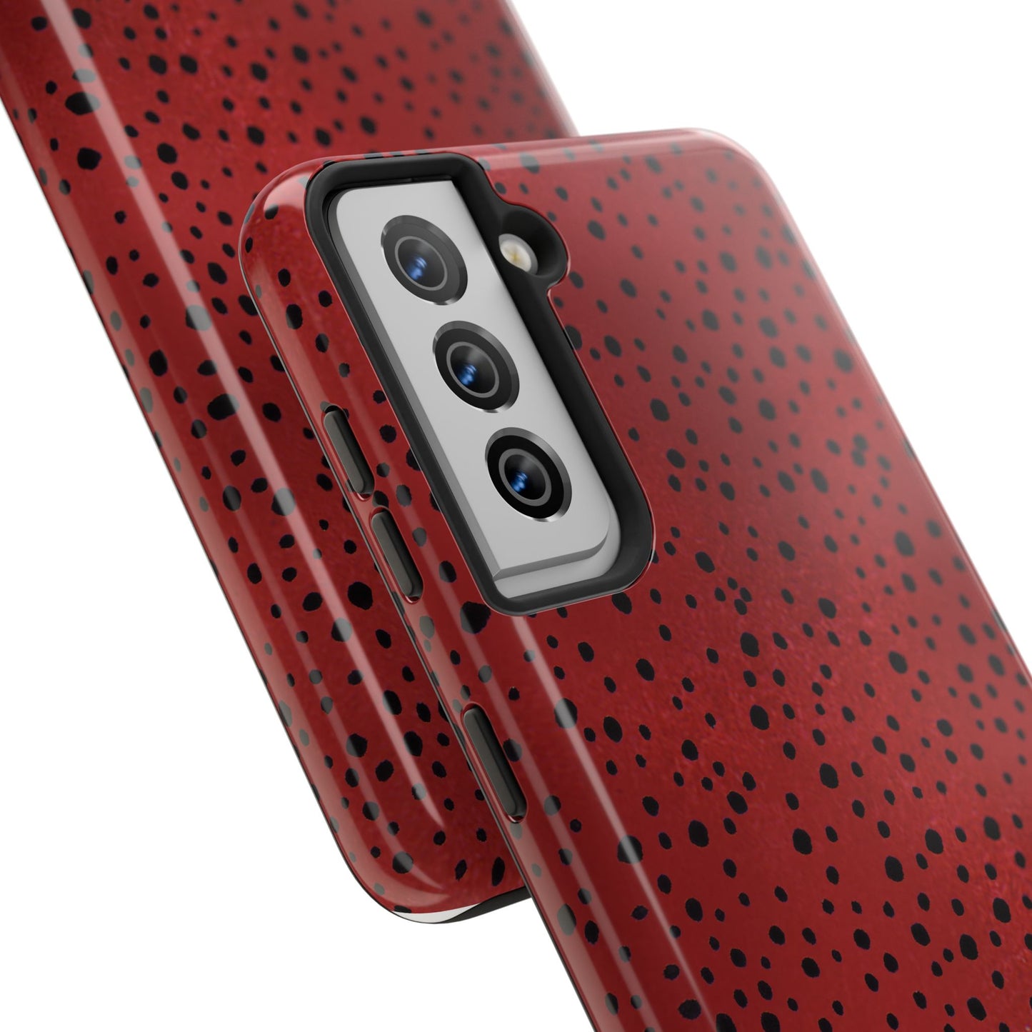 Pepper Dots Red / Black Phone Case