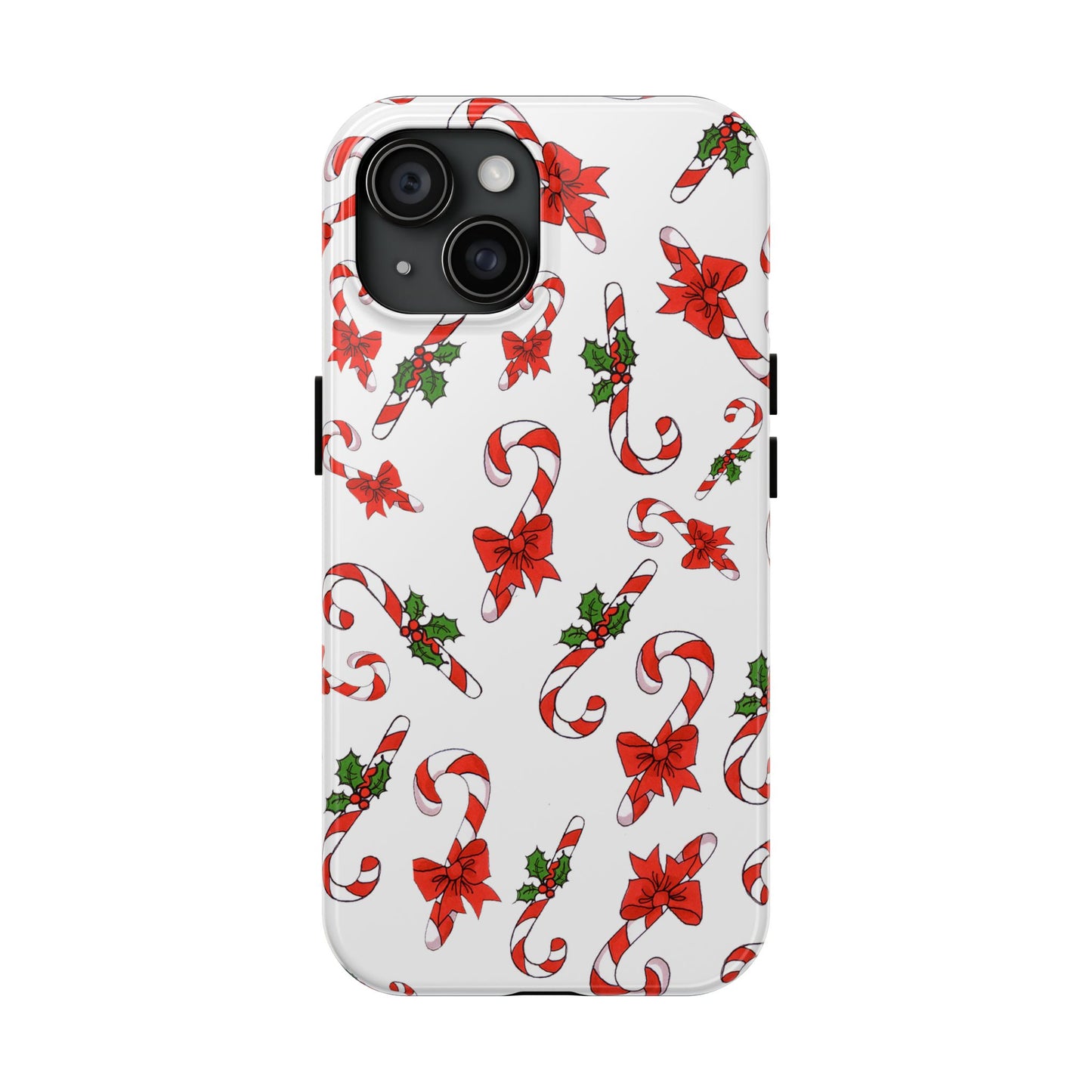 Candy Cane Crowd White Phone Case