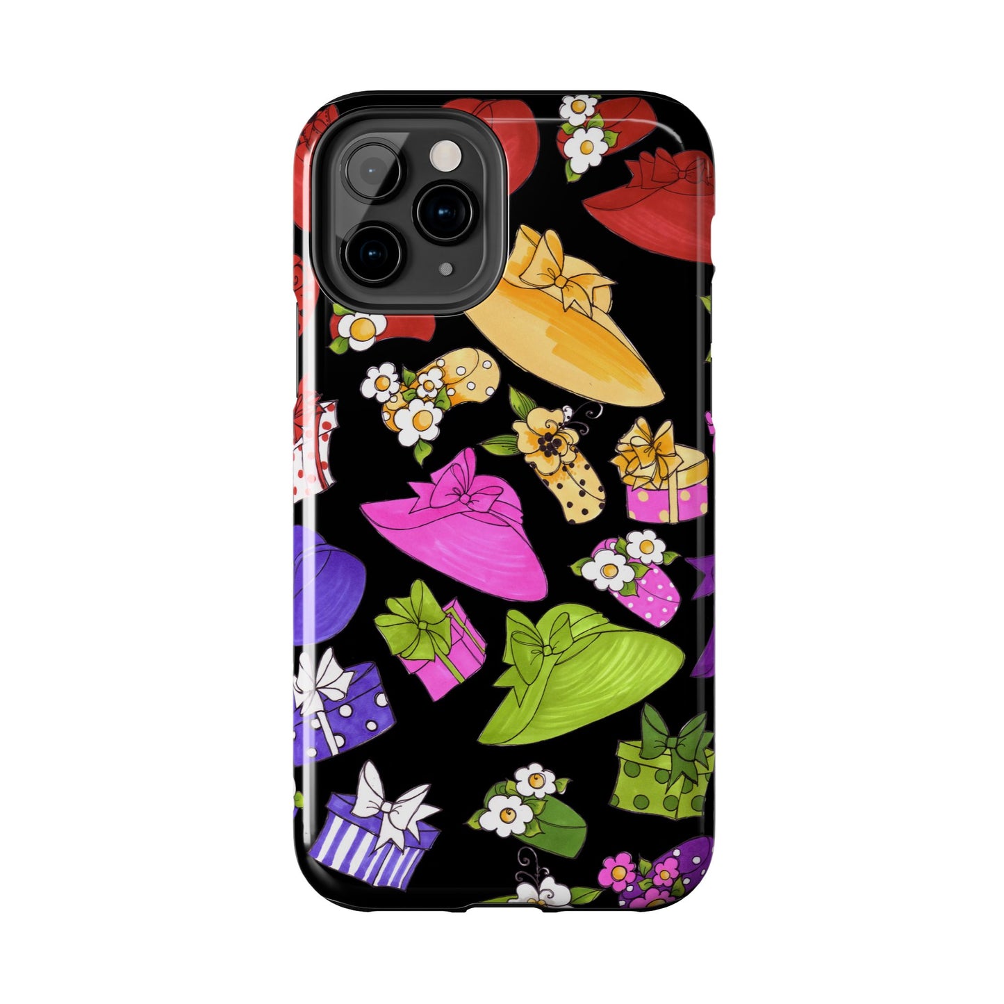 Accessories Tossed Black Phone Case