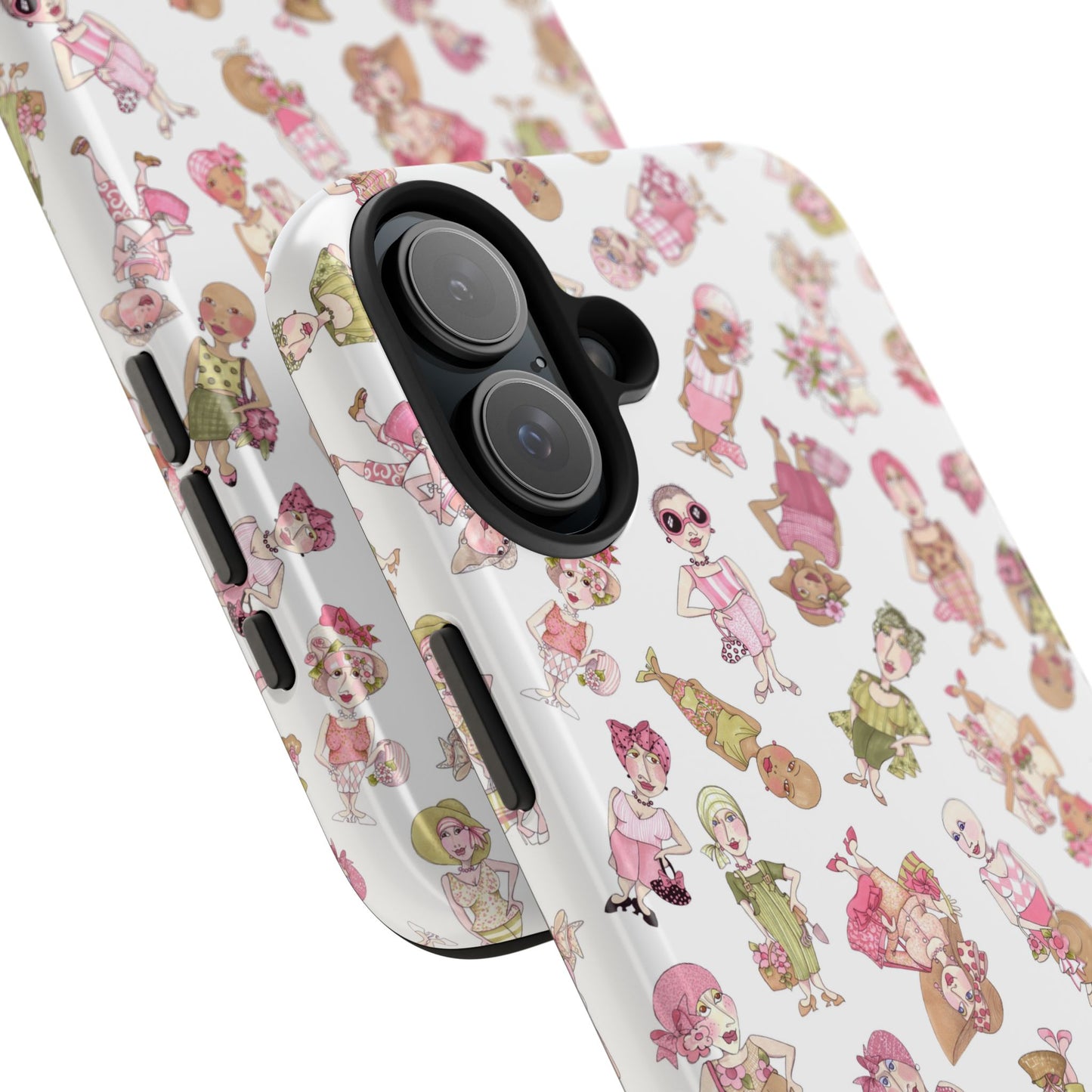 Tossed Ladies White Phone Case