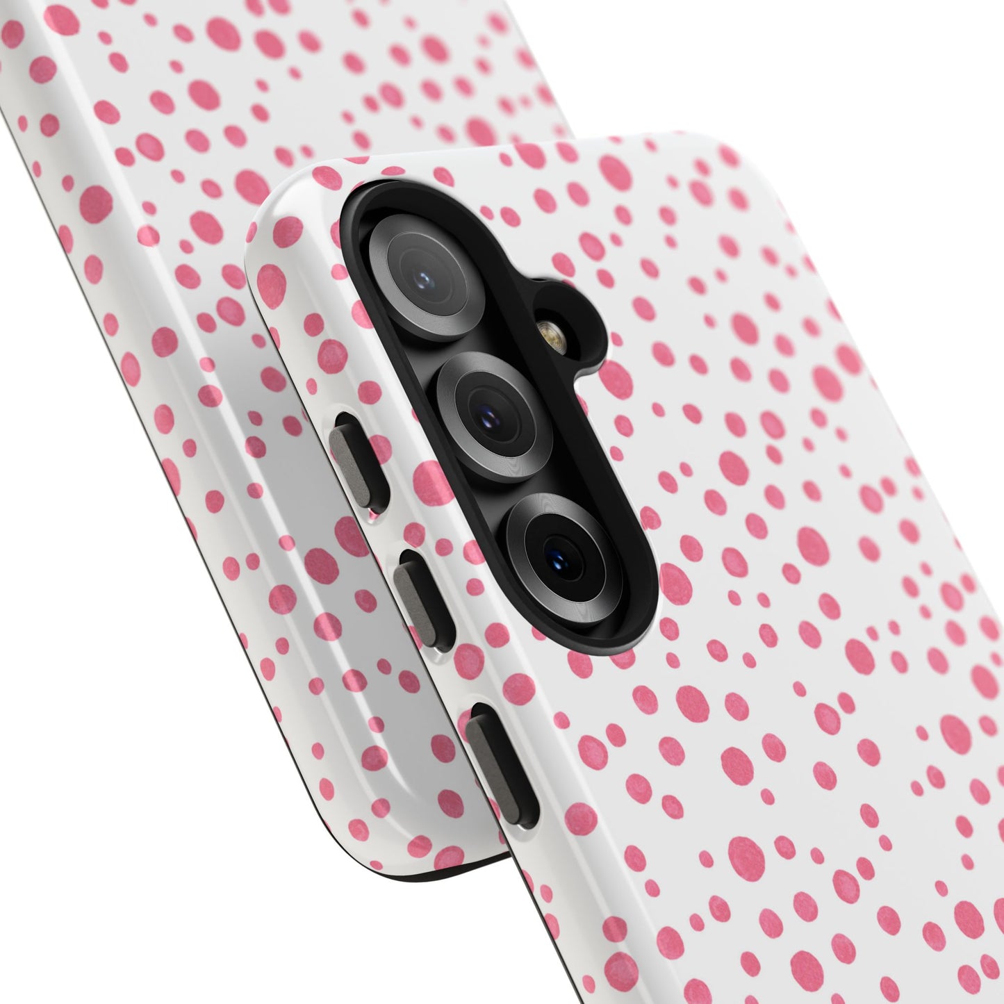 Balloon Dots White / Pink Phone Case