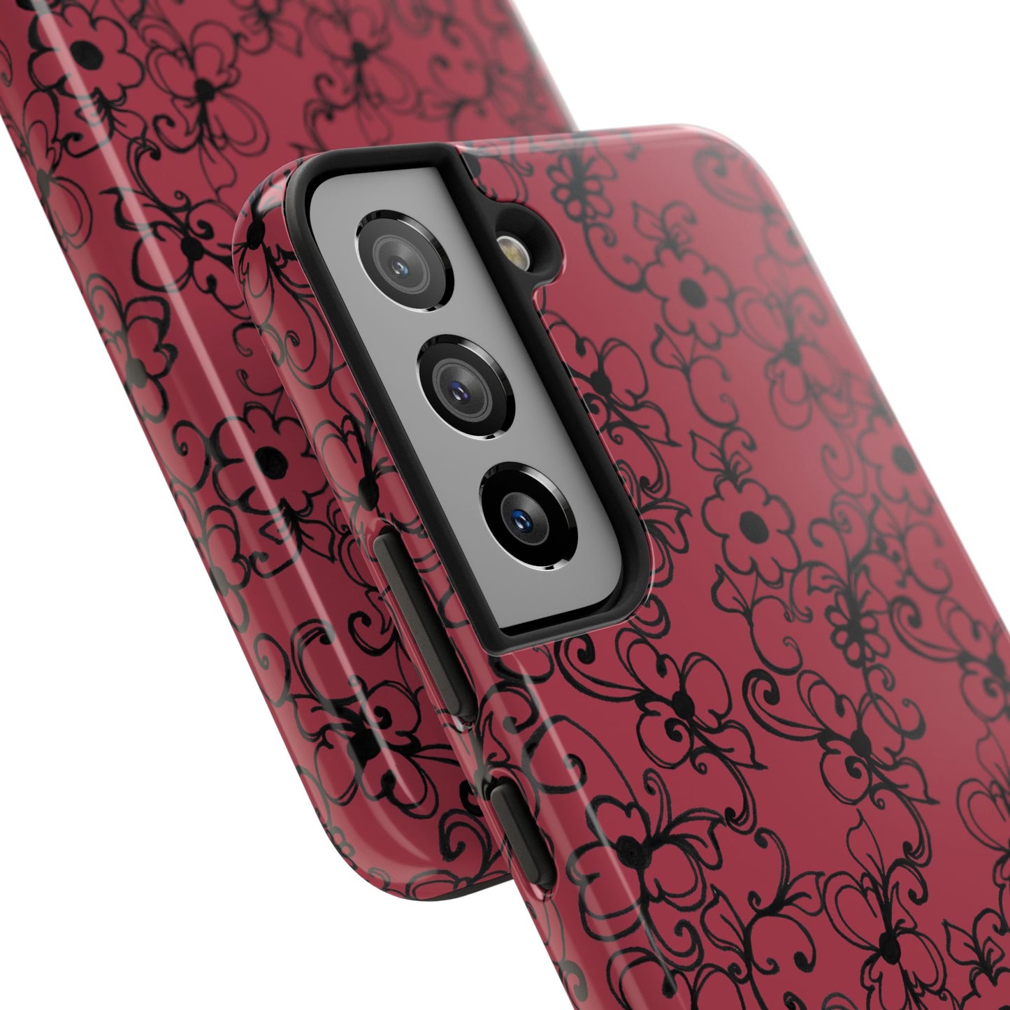 Daisy Jungle Red Phone Case
