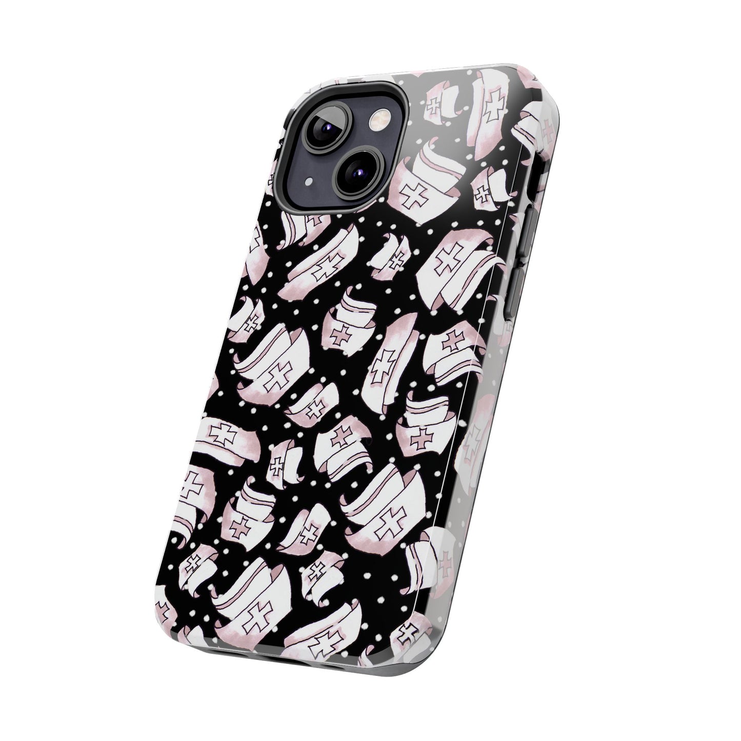 Med Hats Black Phone Case