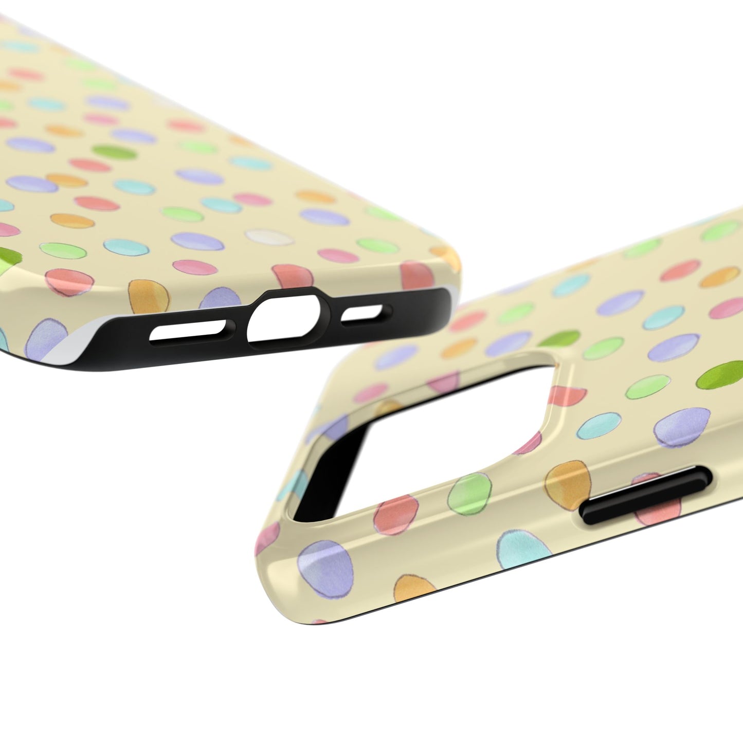 Happy Dots Yellow Phone Case