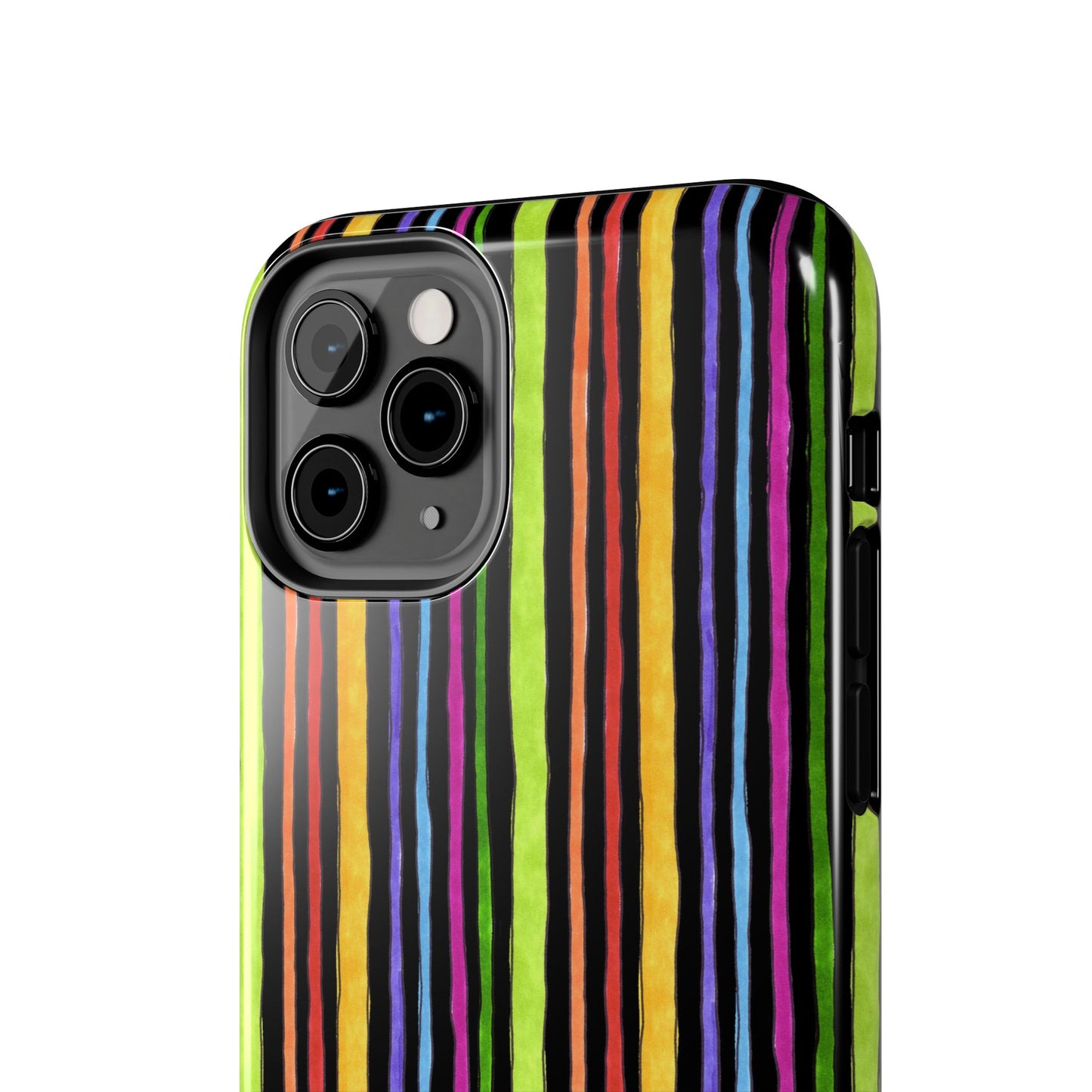 Stripe Fancy Black Phone Case