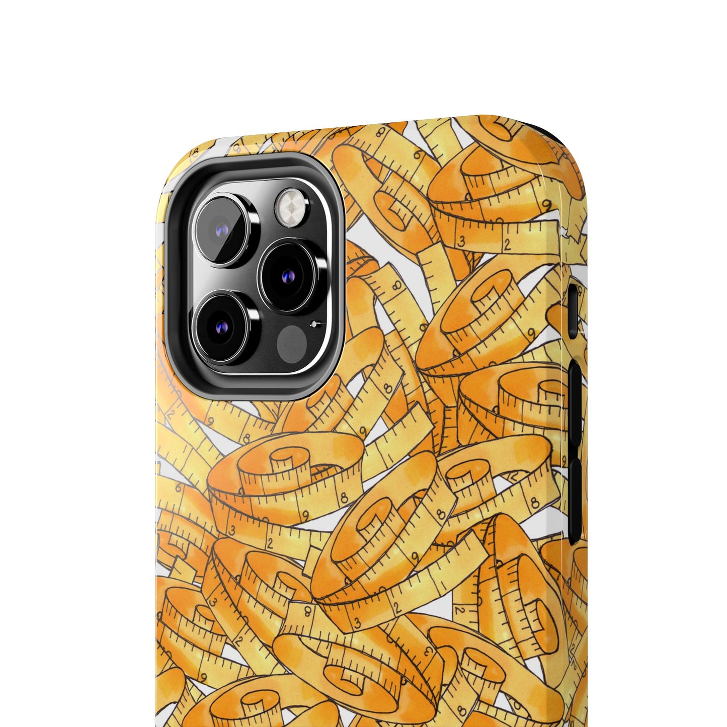 Tape Storm White / Yellow Phone Case