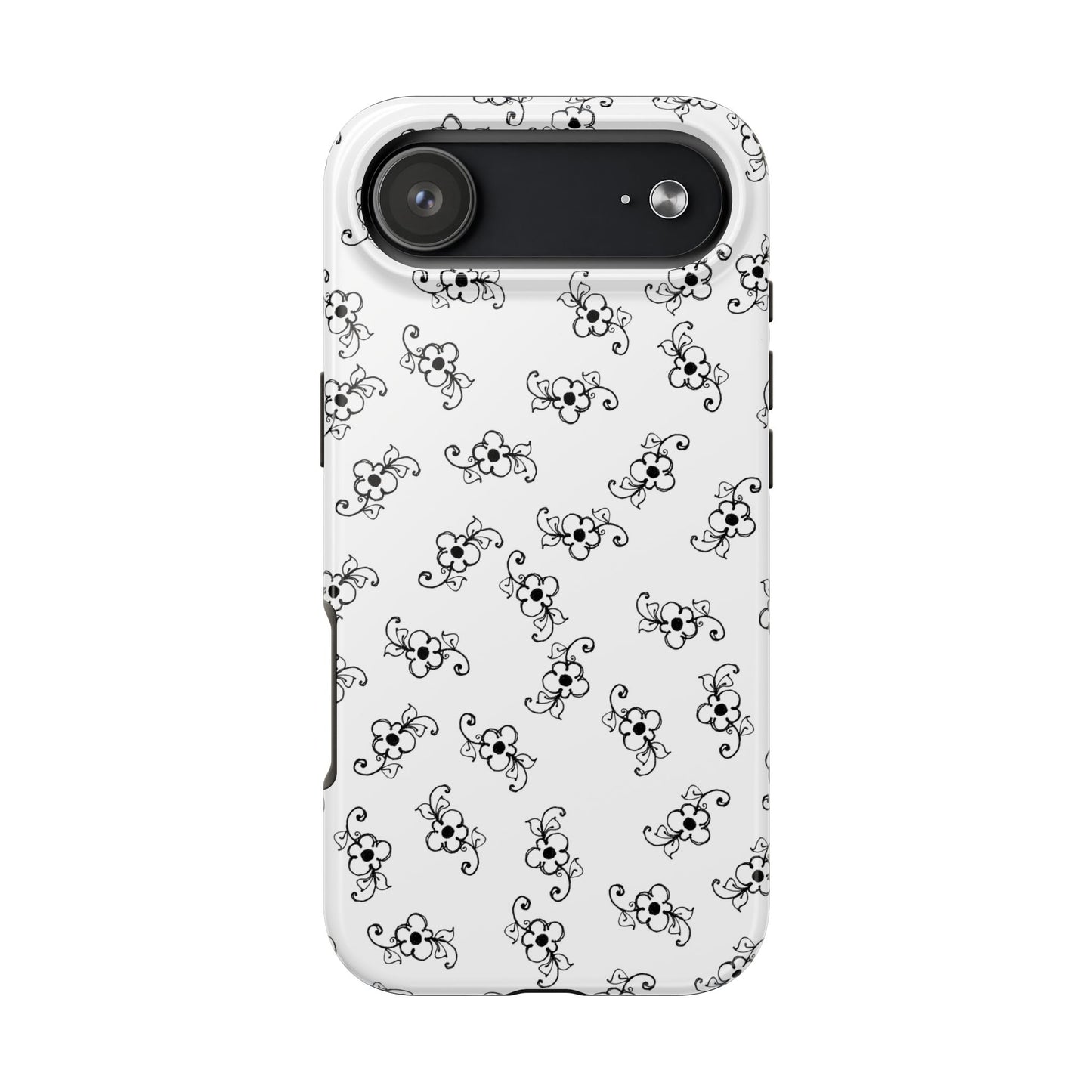 Favorite Daisies White / Black Phone Case