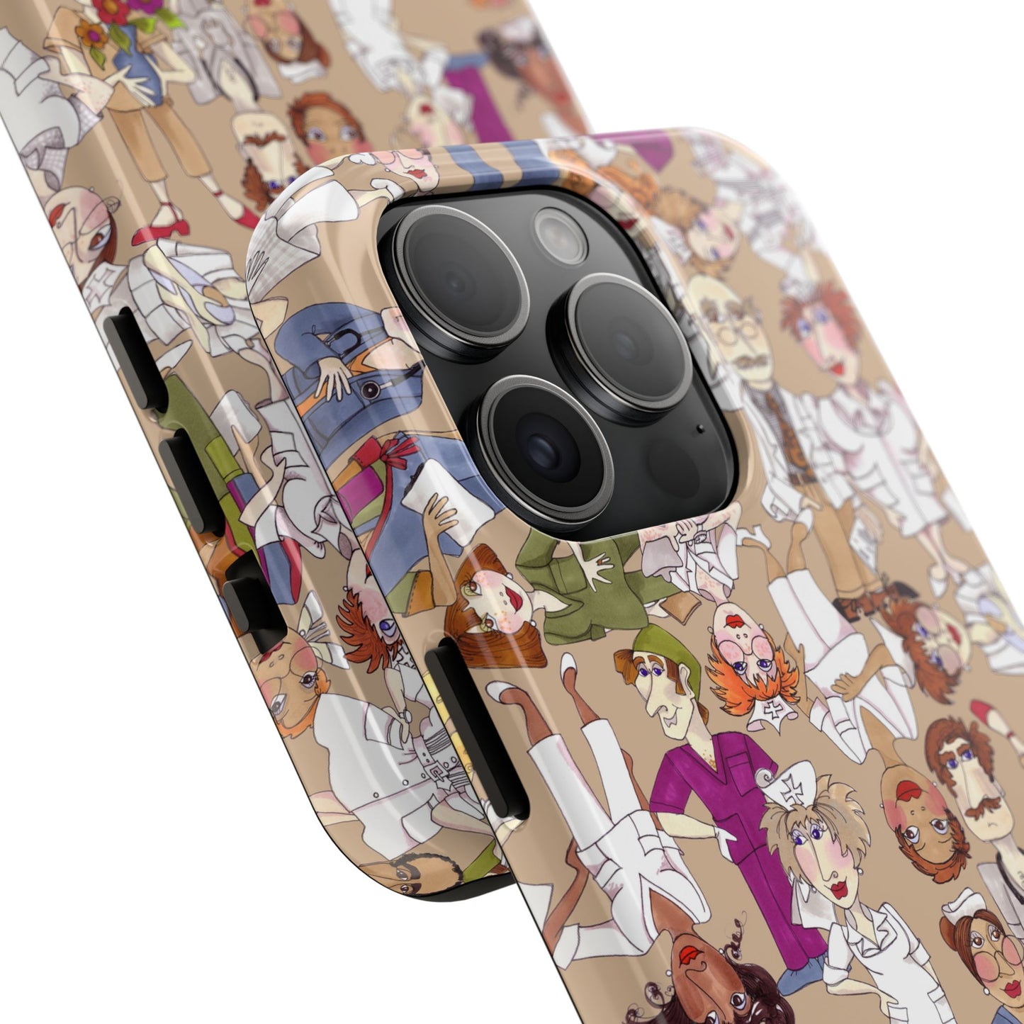 Diverse Nurse Khaki Phone Case