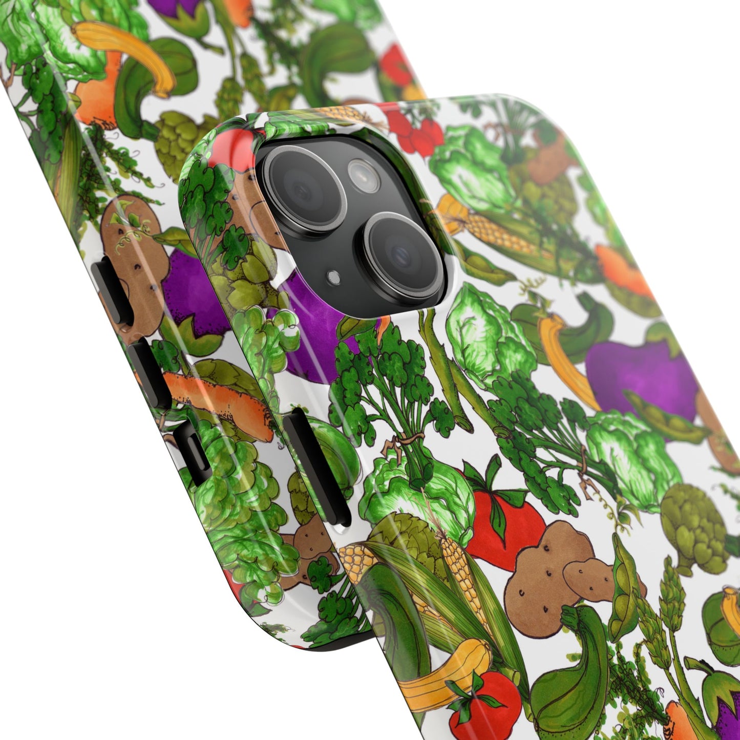 Veggie Jungle White Phone Case