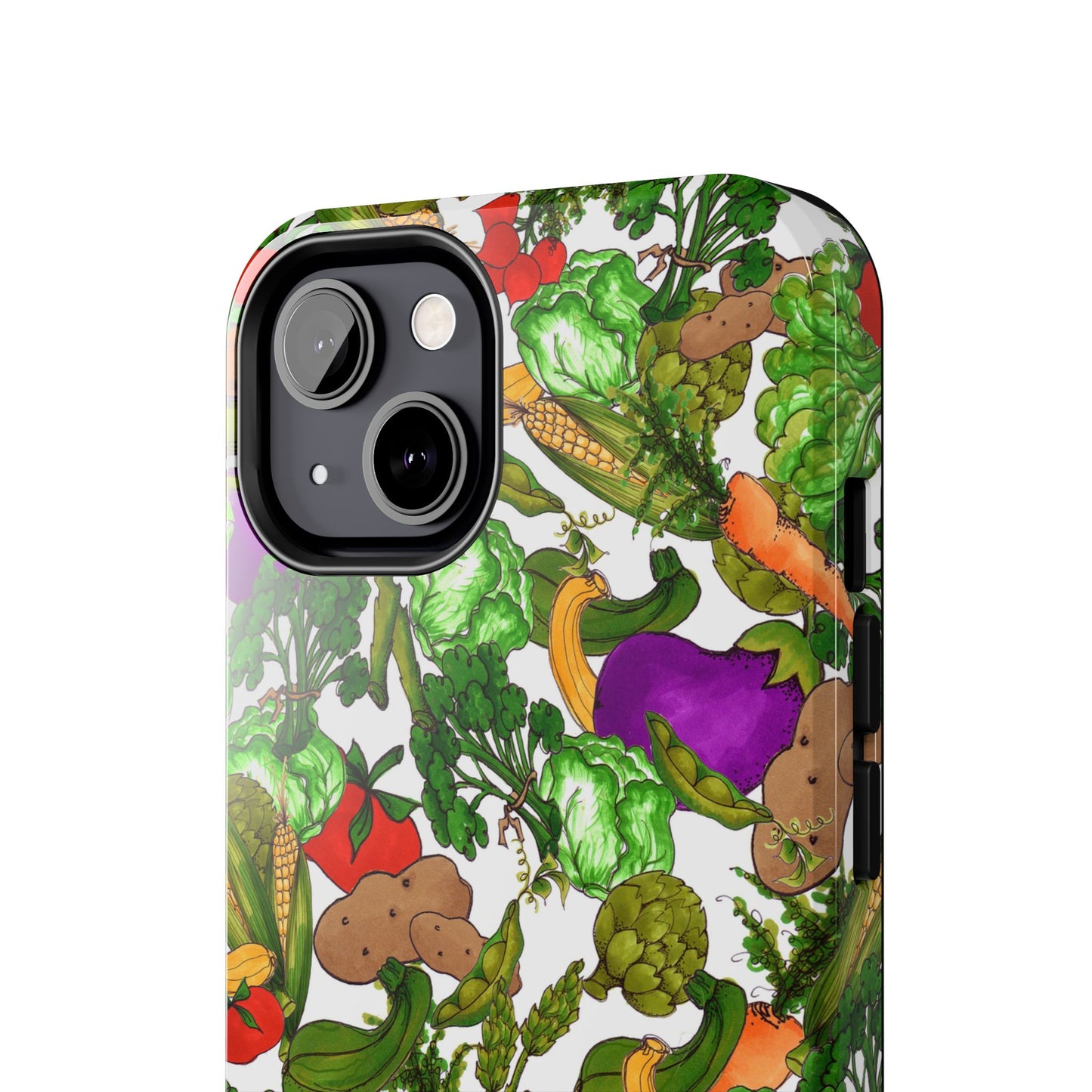Veggie Jungle White Phone Case