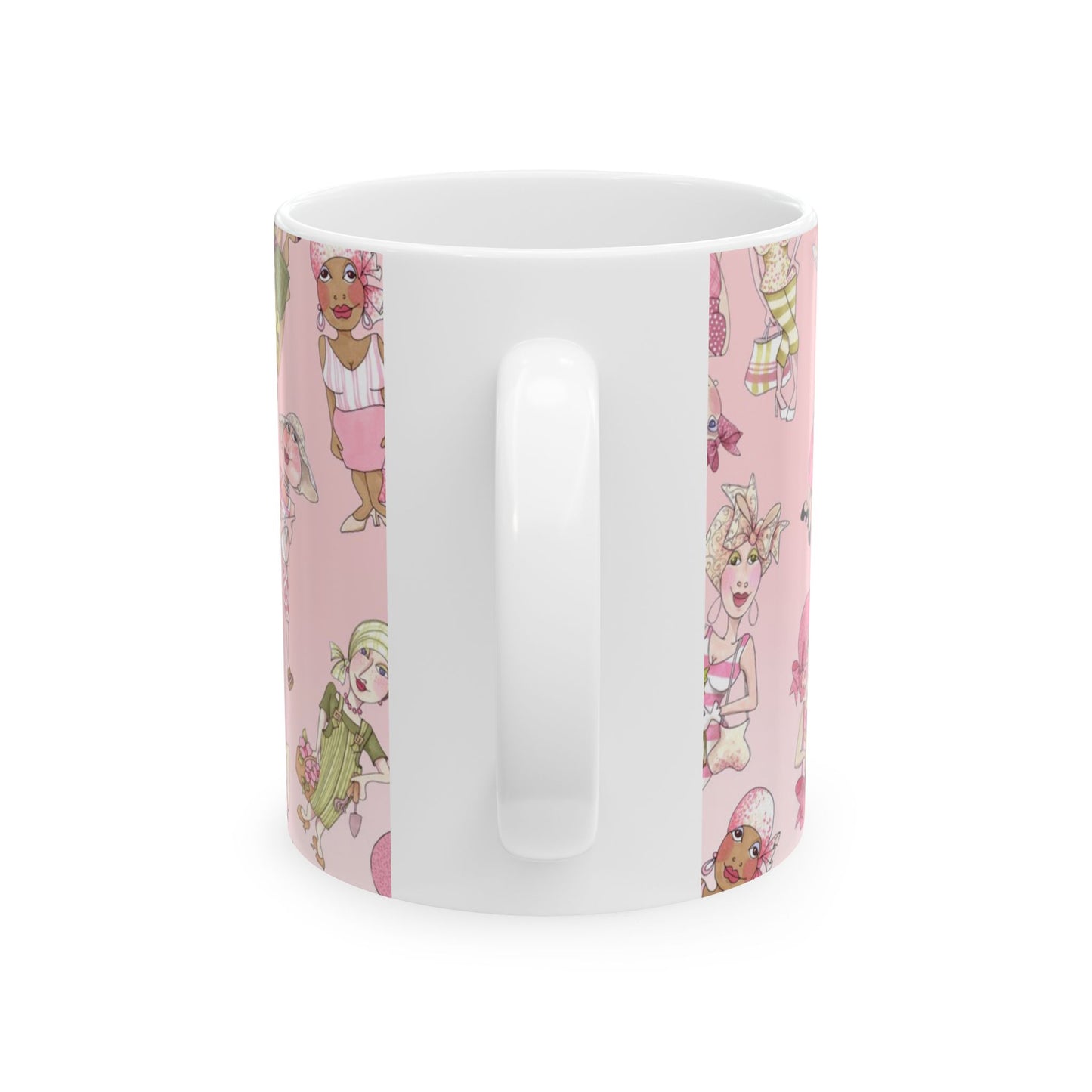 Tossed Ladies Pink Cup