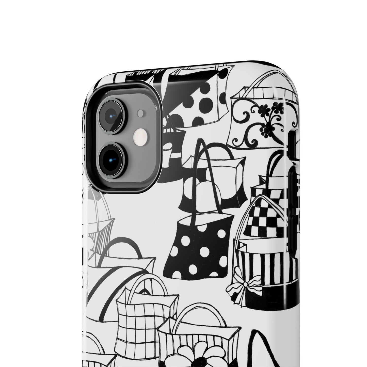 Totes White / Black Phone Case