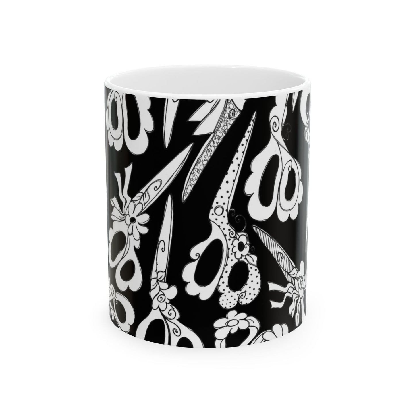 Scissor Blizzard Black / White Cup
