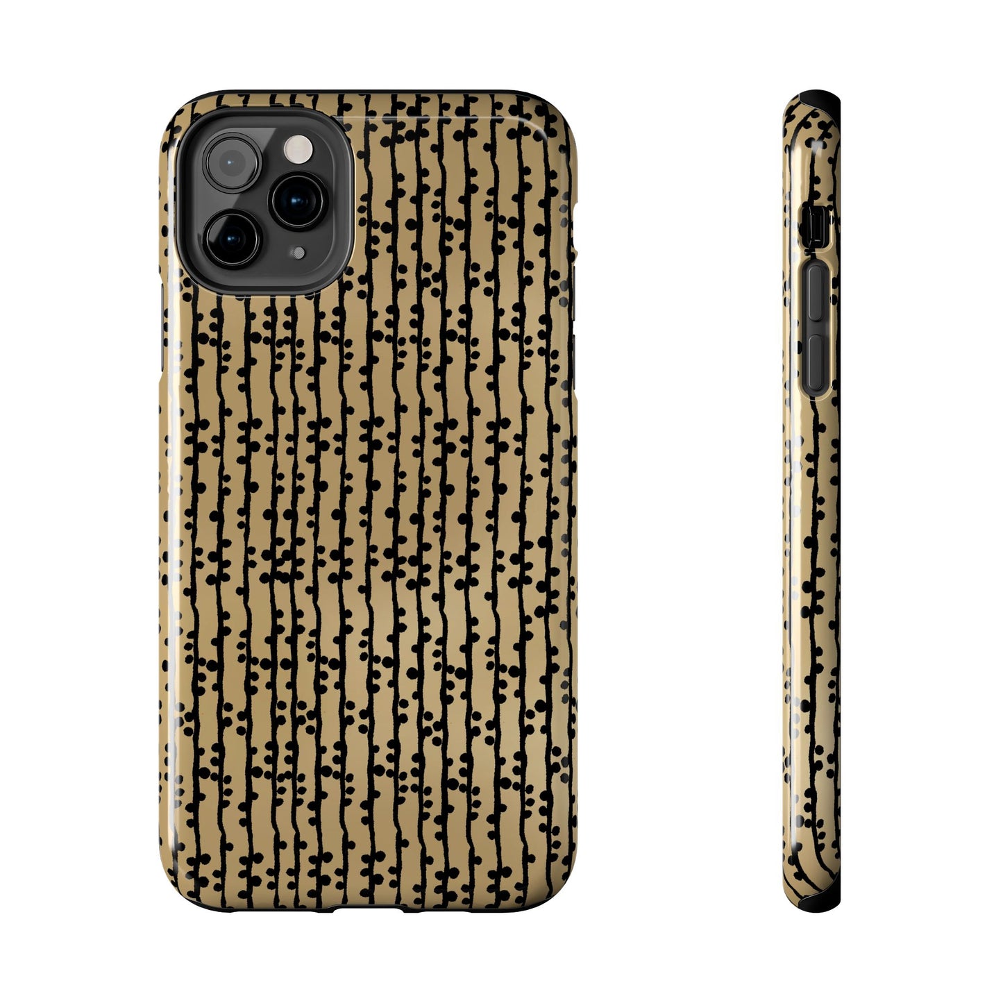 Loopy Stripe Tan Phone Case
