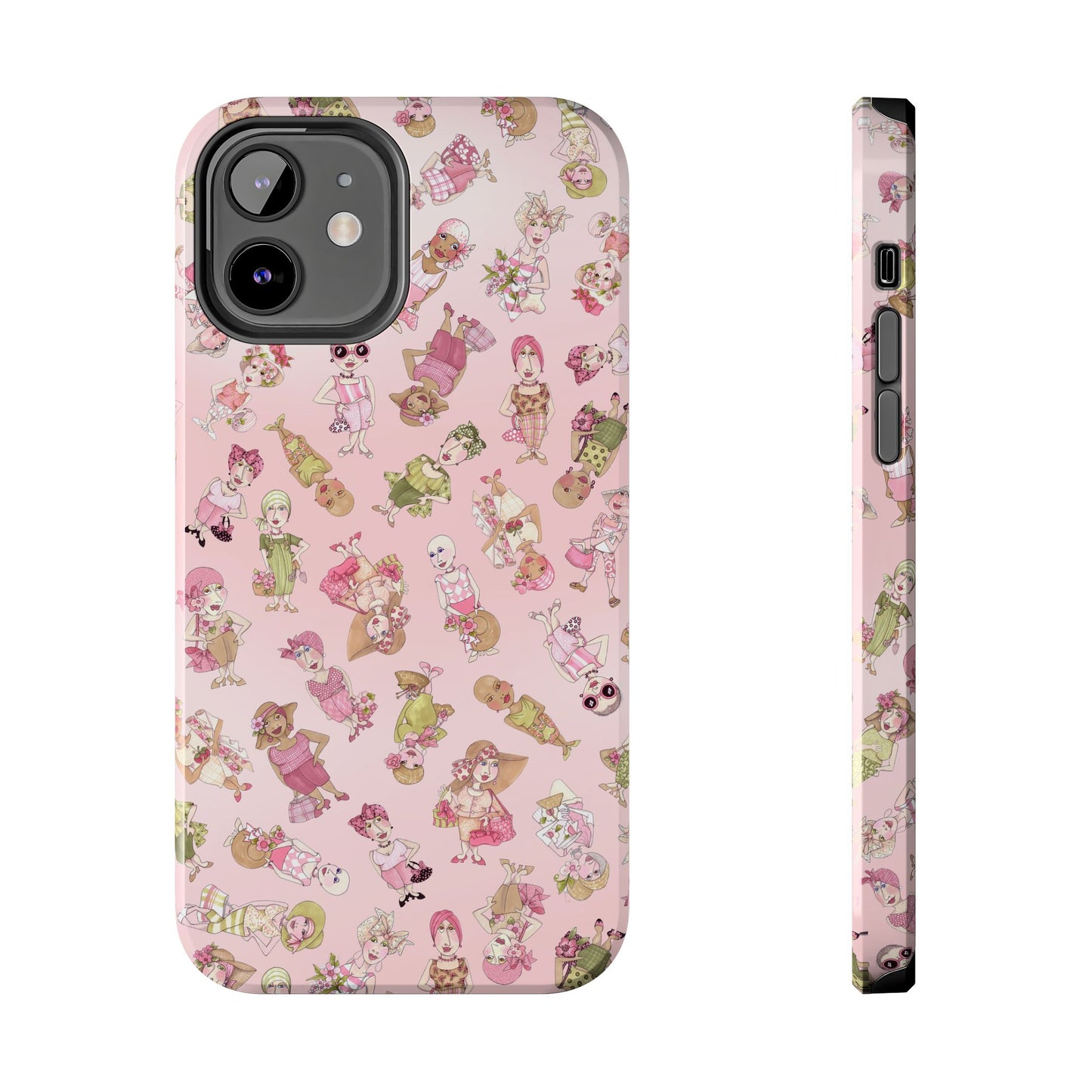 Tossed Ladies Pink Phone Case