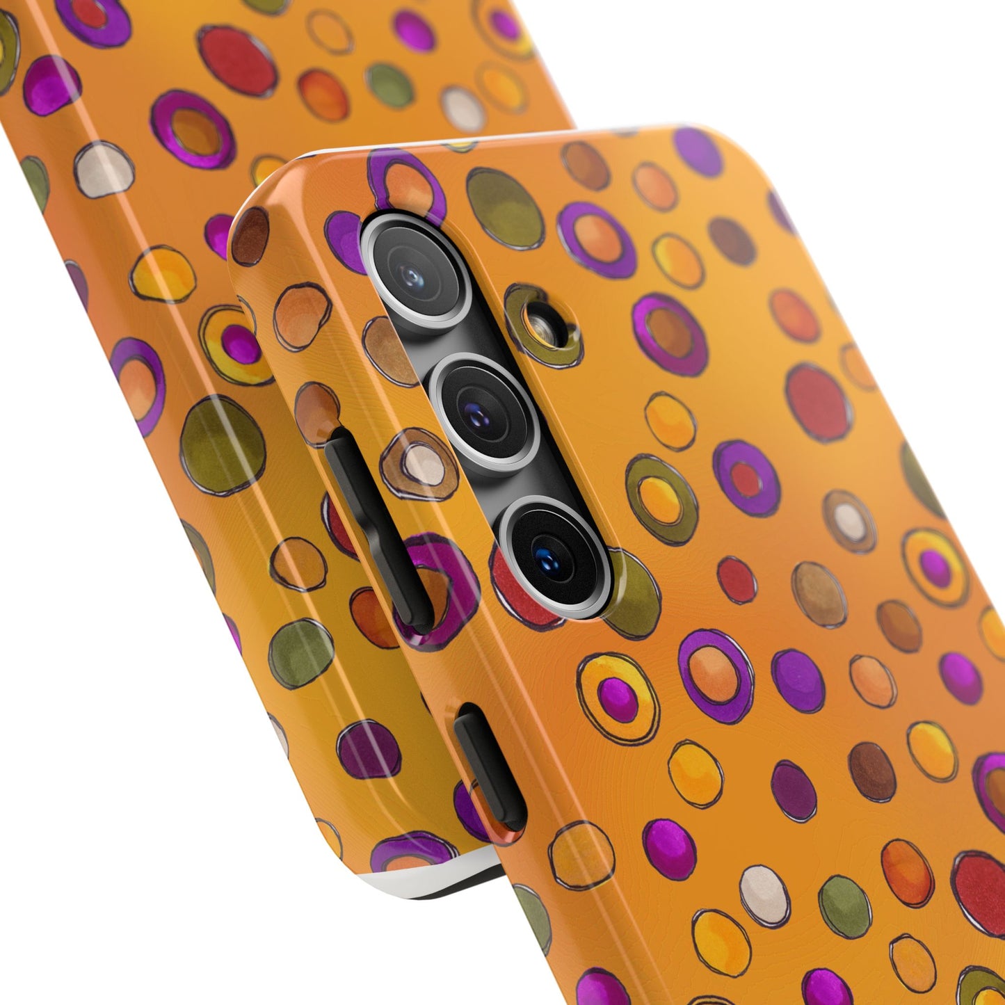 Double Dot Yellow Phone Case