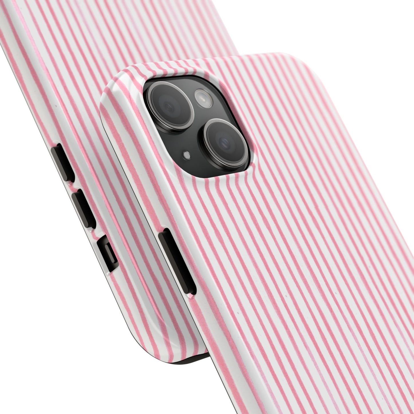 Candy Stripe White / Pink Phone Case