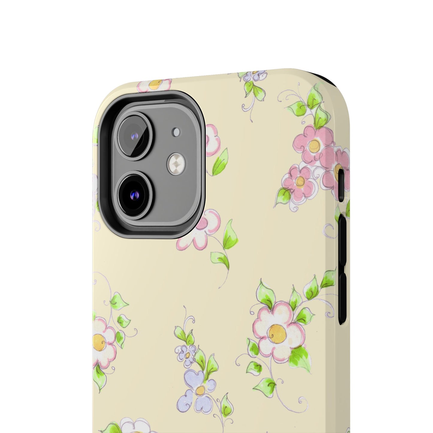 Precious Posies Yellow Phone Case