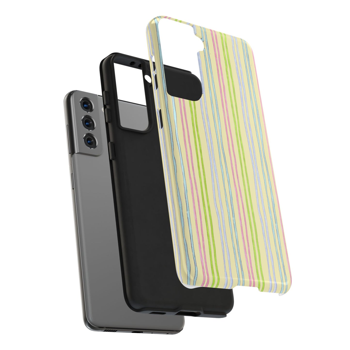 Belle Stripe Yellow Phone Case