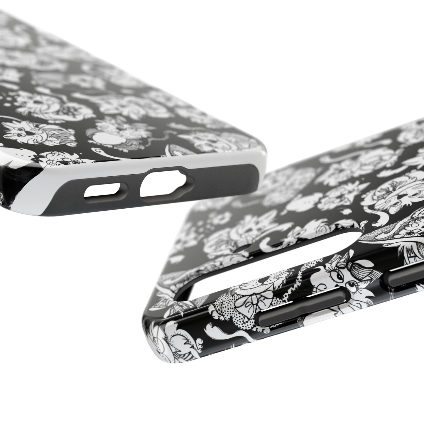 So Kitties Tossed Black Phone Case