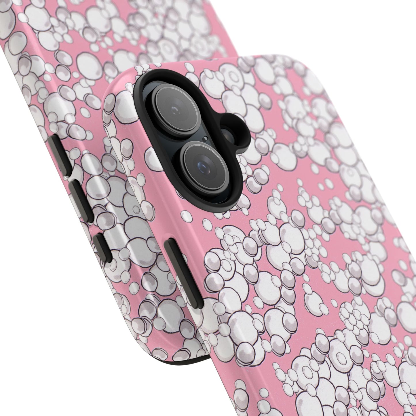 Bubble Dots Pink Phone Case
