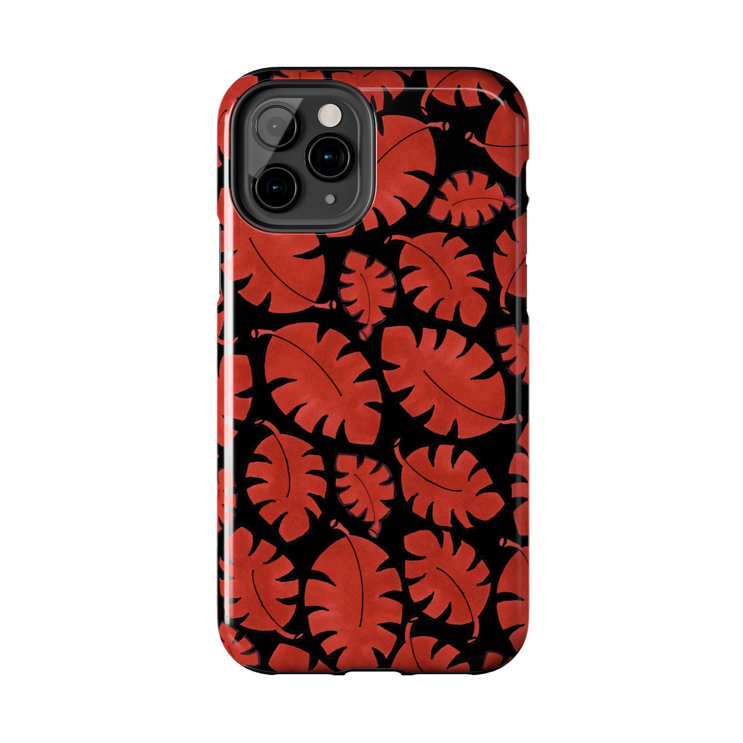Red Bananas Black Phone Case